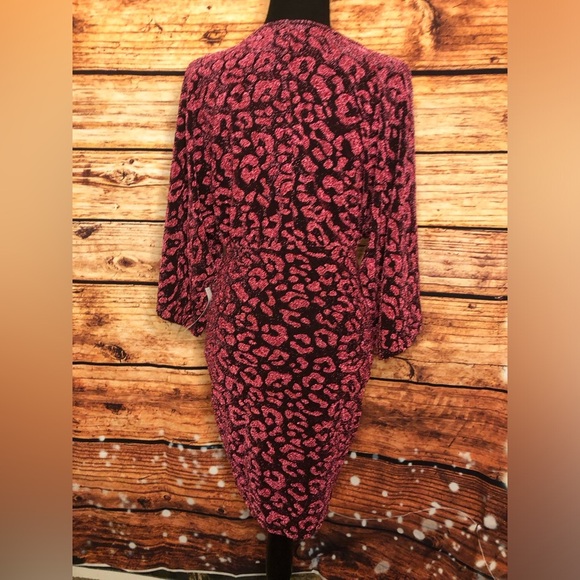 Metallic Leopard Mini Dress - Picture 8 of 16